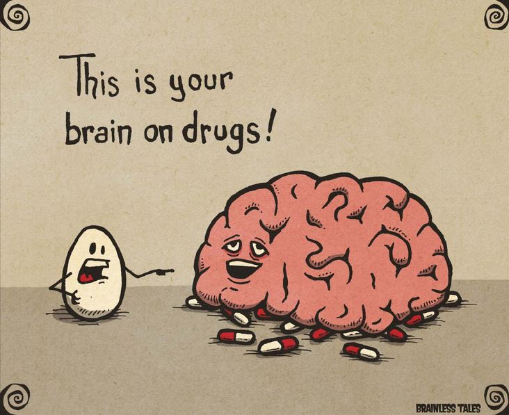 The Brain on Drugs - from Brainless Tales