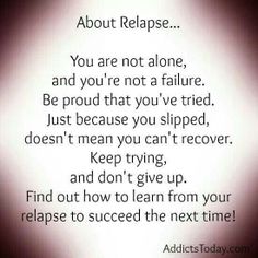 Relapse Quote